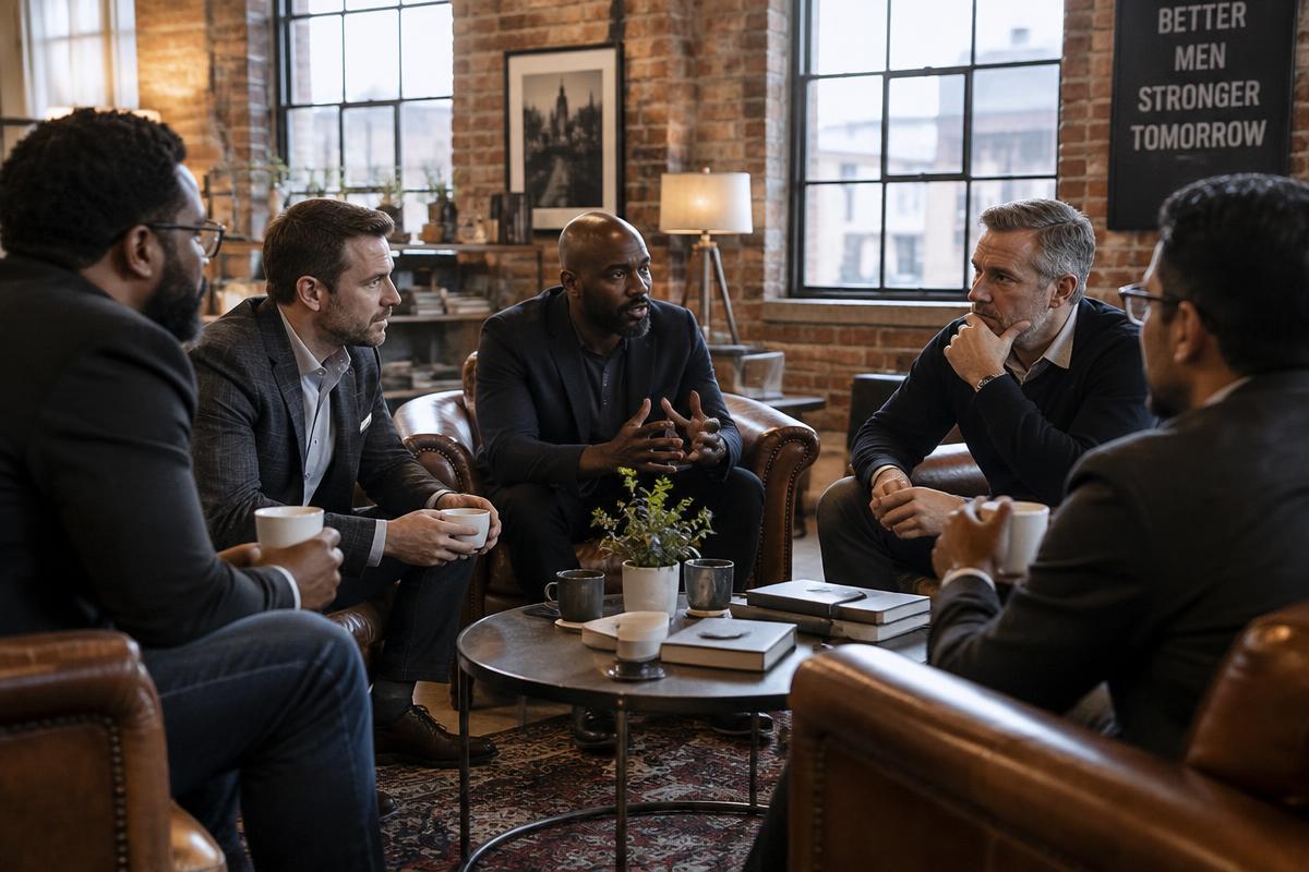 Pastors and business leaders in meaningful conversation